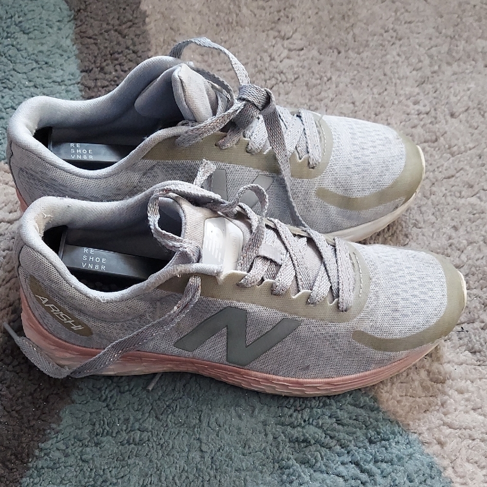New Balance Kids Girls Running Sneakers KJARIGMY-ARISHI COLOR GREY 4Y
